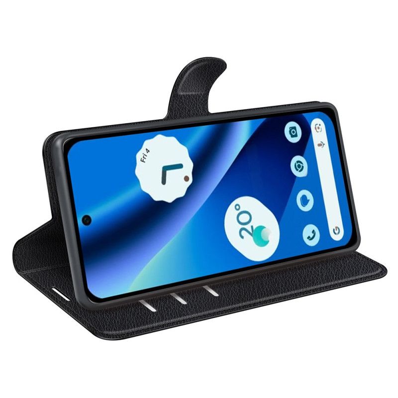 Folio-hoesje Google Pixel 10a Klassiek Lychee Kunstleer