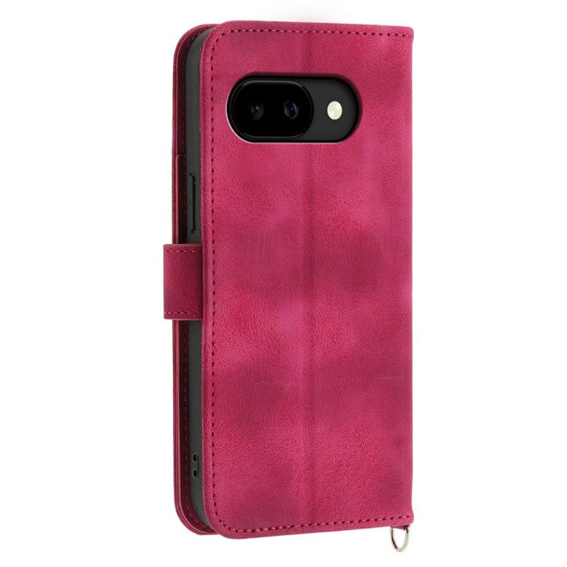 Folio-hoesje Google Pixel 10a Telefoonhoesje Mandala Suède-effect Met Schouderband