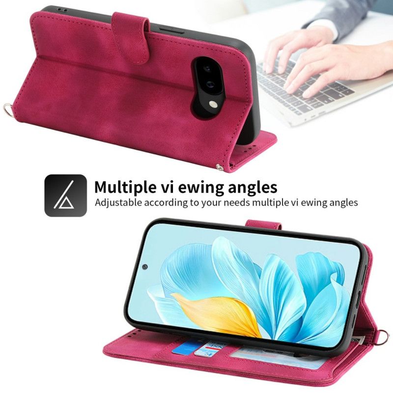 Folio-hoesje Google Pixel 10a Telefoonhoesje Mandala Suède-effect Met Schouderband