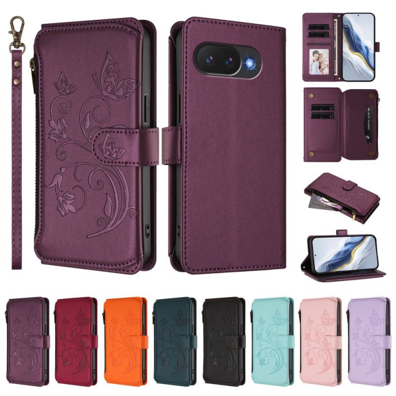 Folio-hoesje Google Pixel 10a Telefoonhoesje Portemonnee Met Bloemenprint