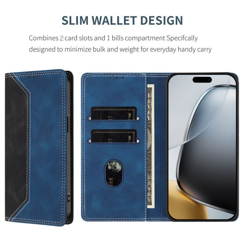 Folio-hoesje Google Pixel 10a Tweekleurige Rfid-blokkering