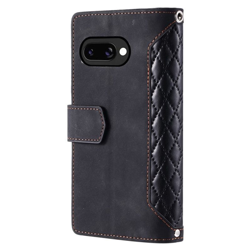 Folio-hoesje Google Pixel 10a Vintage Gewatteerd