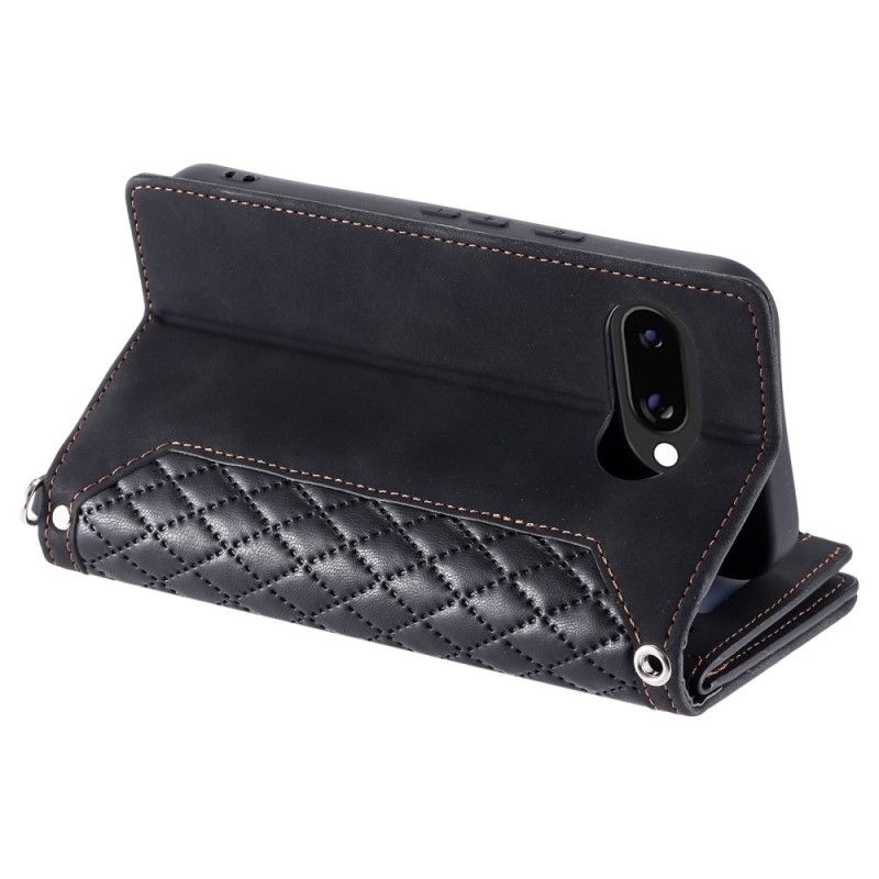 Folio-hoesje Google Pixel 10a Vintage Gewatteerd