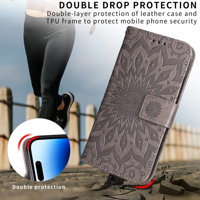 Folio-hoesje Google Pixel 10a Zonnebloempatroon