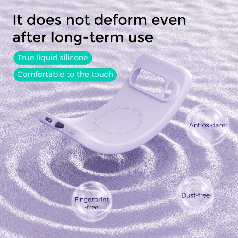 Hoesje Google Pixel 10a Magnetische Vloeibare Siliconen