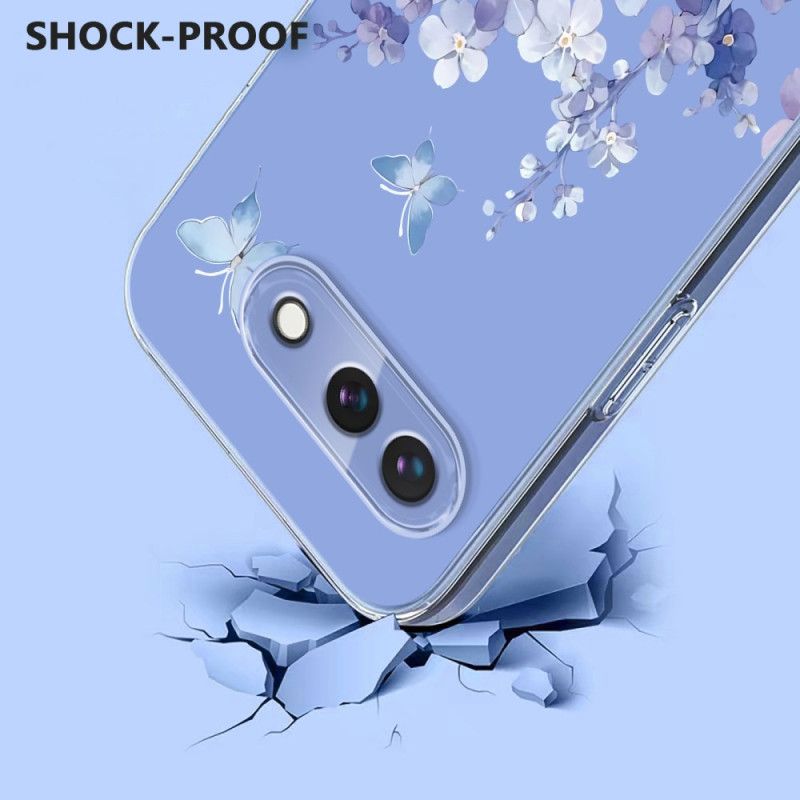 Hoesje Google Pixel 10a Vlinder- En Bloemenpatroon