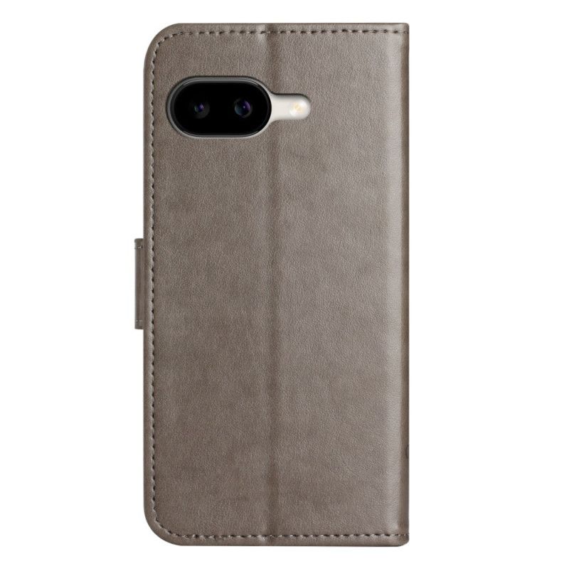 Leren Hoesje Google Pixel 10a Bloemenpatroon Bescherming Hoesje