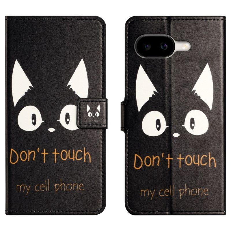 Leren Hoesje Google Pixel 10a Raak Mijn Mobiele Telefoon Bescherming Hoesje