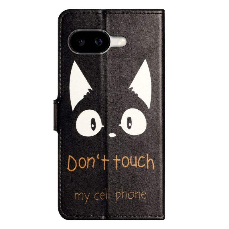 Leren Hoesje Google Pixel 10a Raak Mijn Mobiele Telefoon Bescherming Hoesje