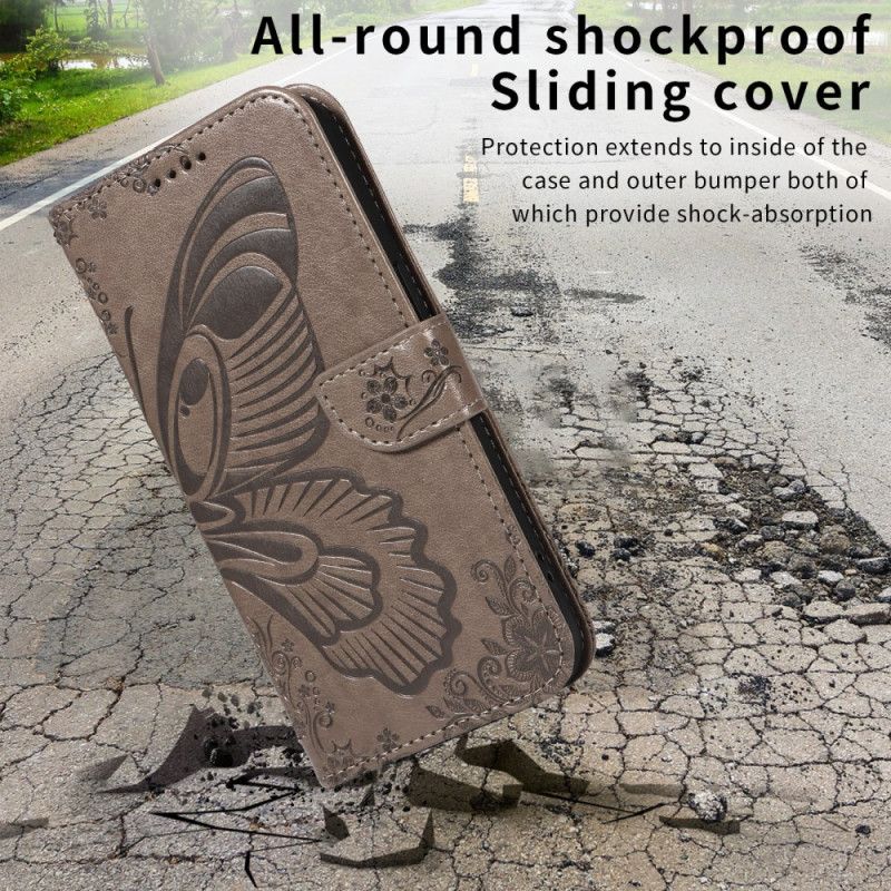 Leren Hoesje Voor Google Pixel 10a Grafische Vlinder