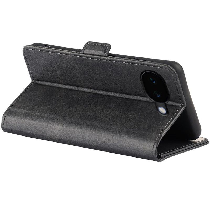 Leren Hoesje Voor Google Pixel 10a Klassieke Dubbele Sluiting