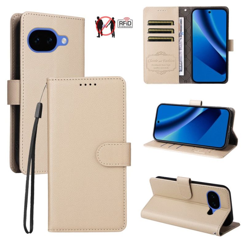 Leren Hoesje Voor Google Pixel 10a Rfid-blokkering