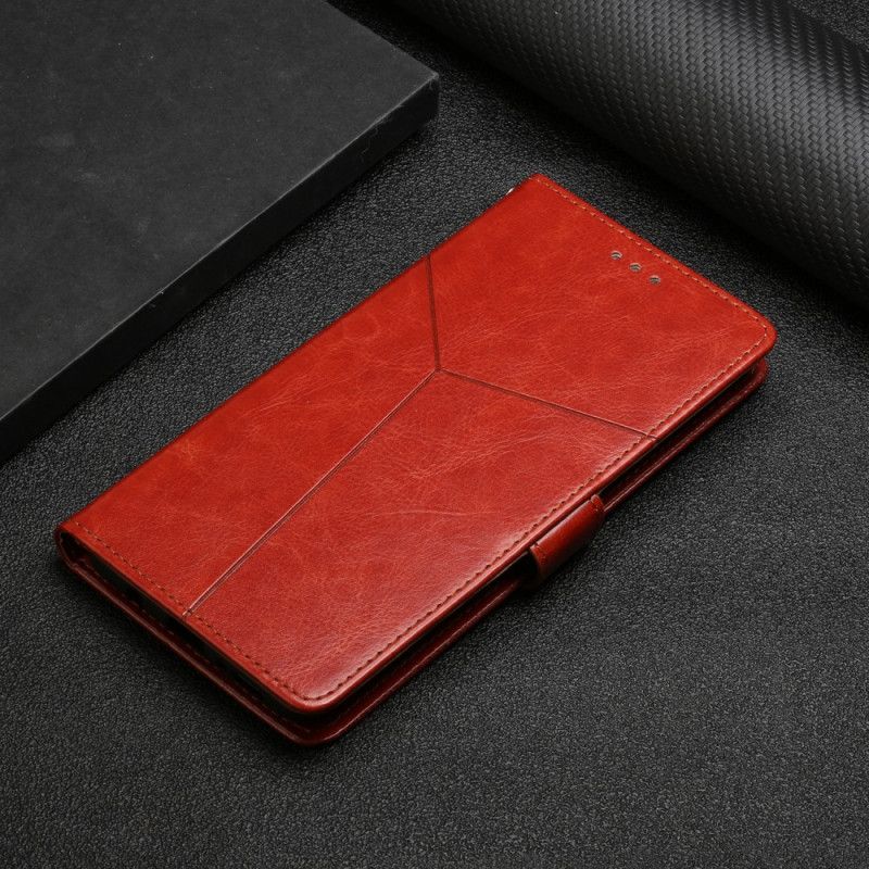 Folio-hoesje Realme 8 5g Stijl Leer Geo Y-ontwerp