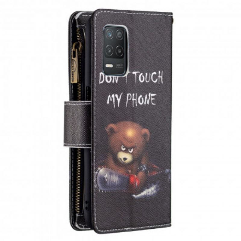 Folio-hoesje Realme 8 5g Zakbeer Met Rits