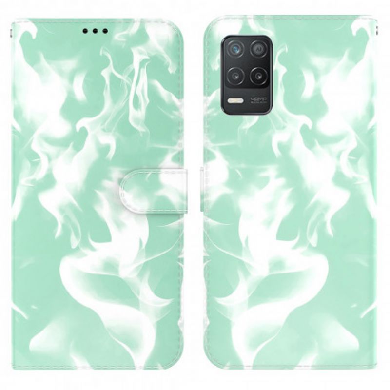 Leren Hoesje Realme 8 5g Abstract Patroon