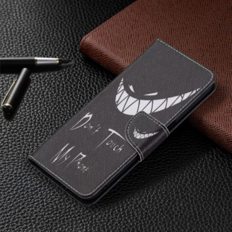 Leren Hoesje Realme 8 5g Duivel Telefoon Bescherming Hoesje