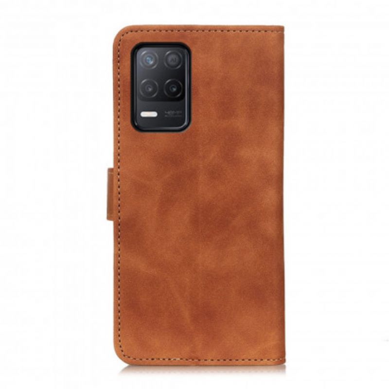 Leren Hoesje Voor Realme 8 5g Mate Leder Effect Vintage Khazneh