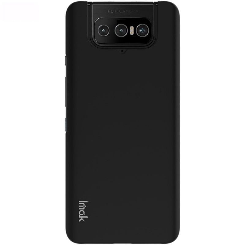 Hoesje Asus Zenfone 7 / 7 Pro Grijs Zwart Stijve Cowboy Imak