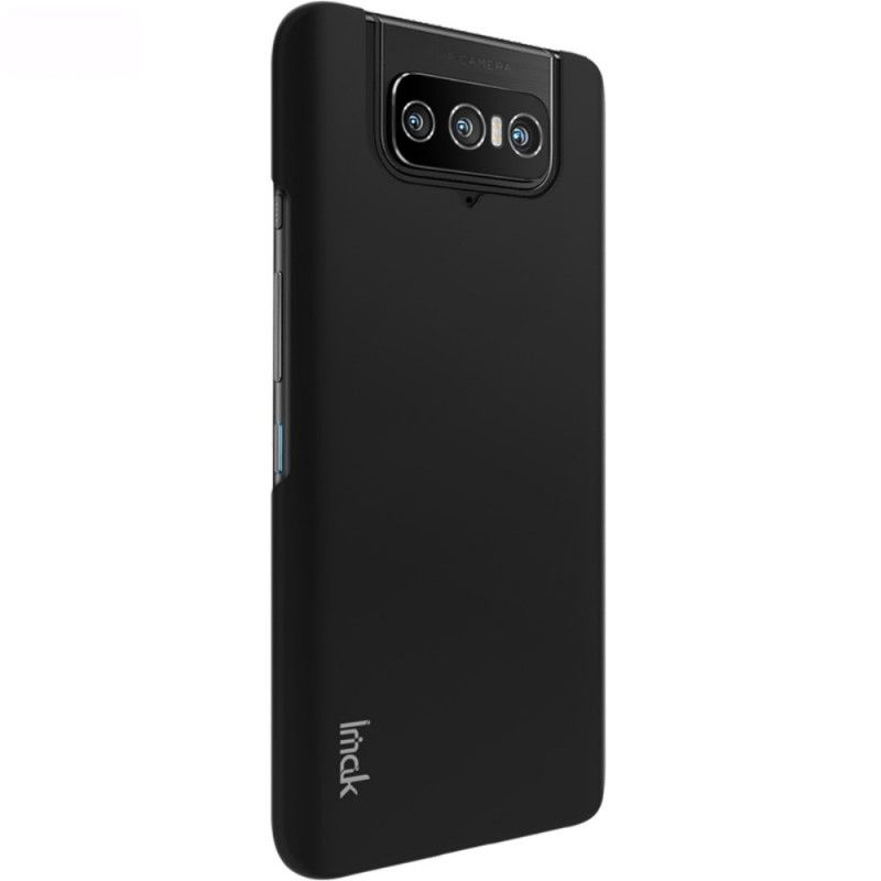 Hoesje Asus Zenfone 7 / 7 Pro Grijs Zwart Stijve Cowboy Imak