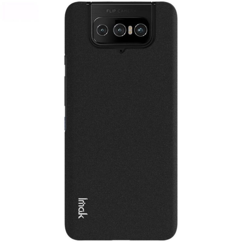 Hoesje Asus Zenfone 7 / 7 Pro Grijs Zwart Stijve Cowboy Imak