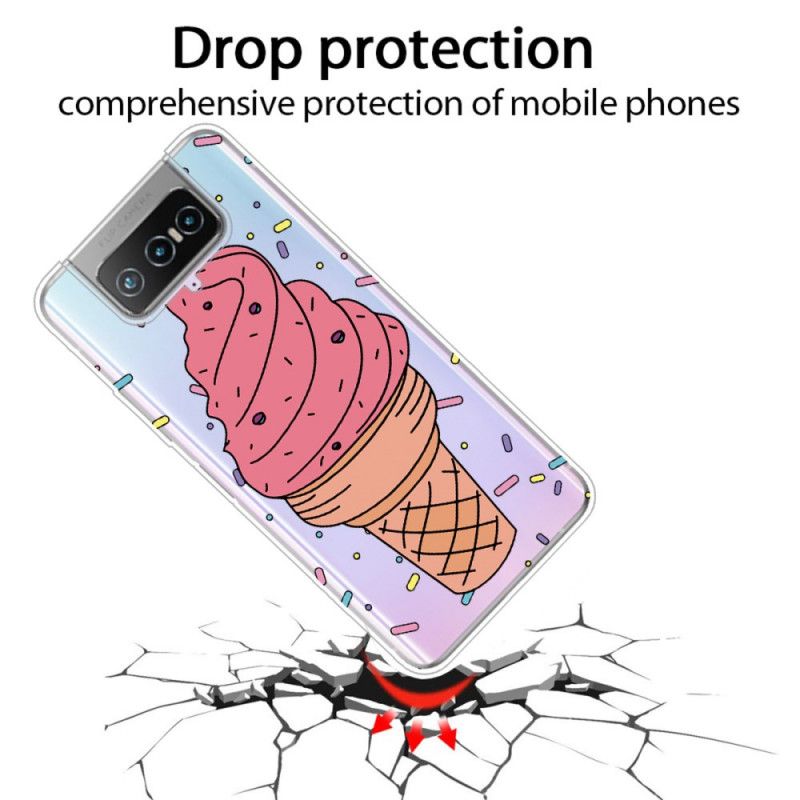 Hoesje Asus Zenfone 7 / 7 Pro Ijs