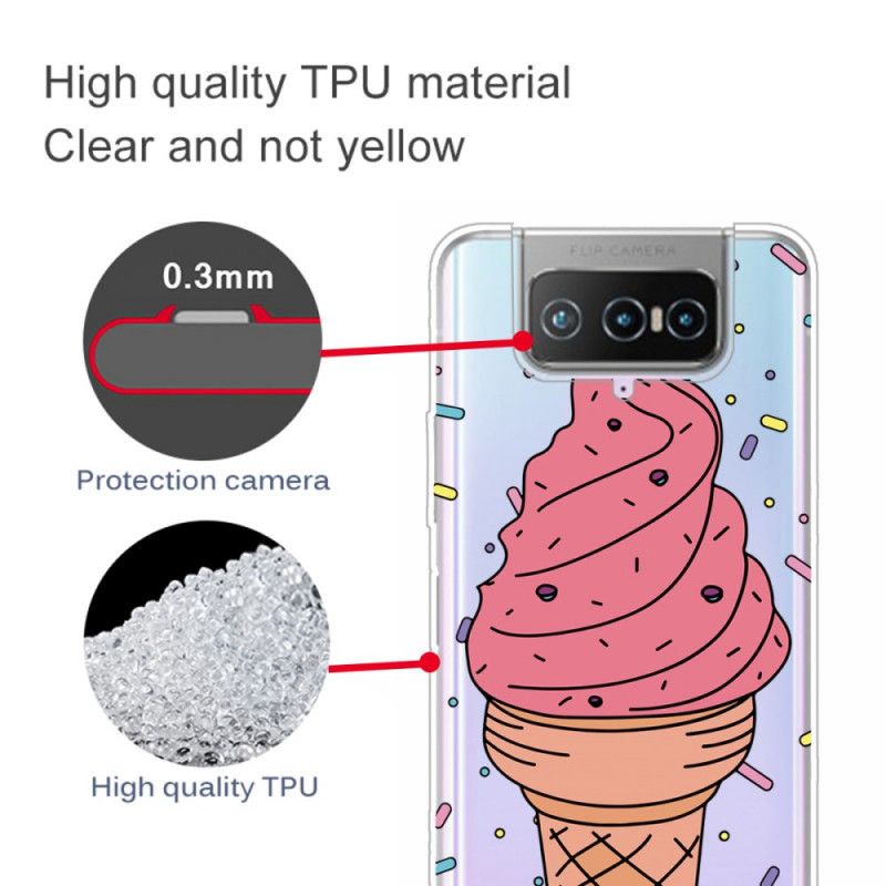 Hoesje Asus Zenfone 7 / 7 Pro Ijs