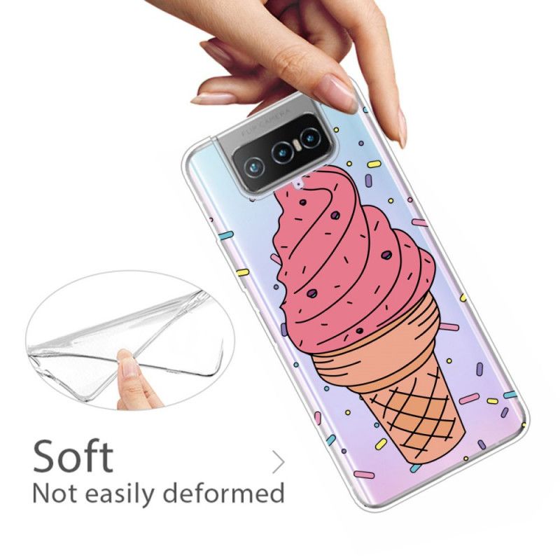 Hoesje Asus Zenfone 7 / 7 Pro Ijs