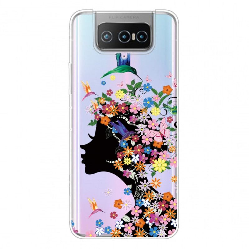 Hoesje Asus Zenfone 7 / 7 Pro Mooi Bloemhoofdje