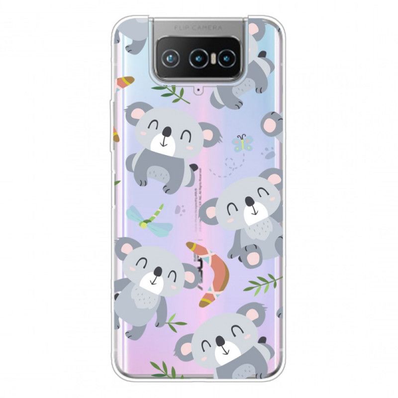 Hoesje Asus Zenfone 7 / 7 Pro Schattige Koala'S