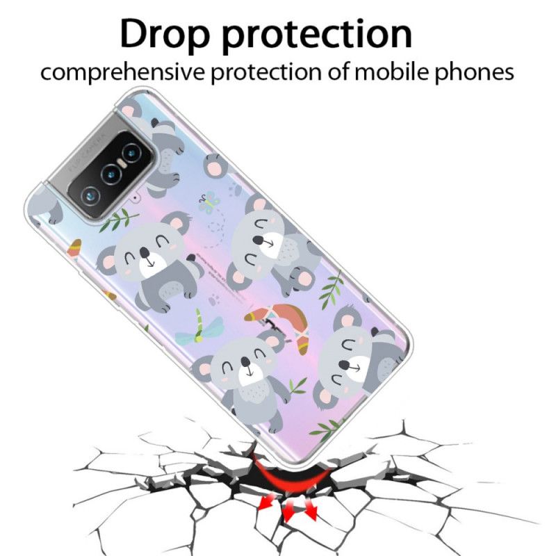 Hoesje Asus Zenfone 7 / 7 Pro Schattige Koala'S