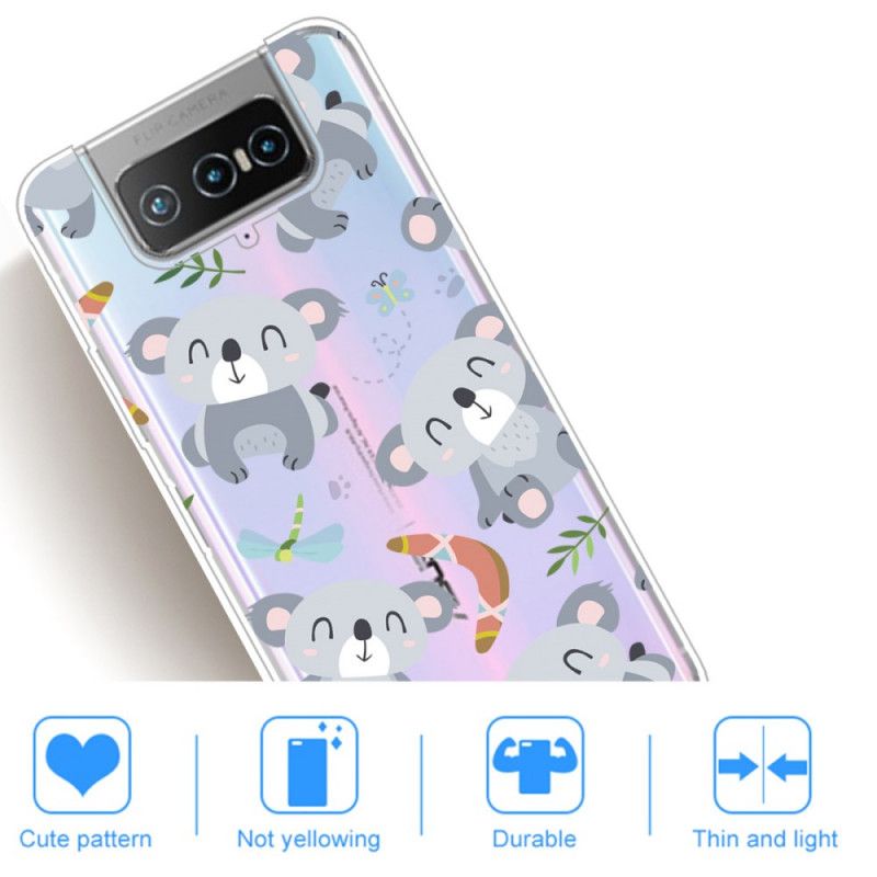 Hoesje Asus Zenfone 7 / 7 Pro Schattige Koala'S