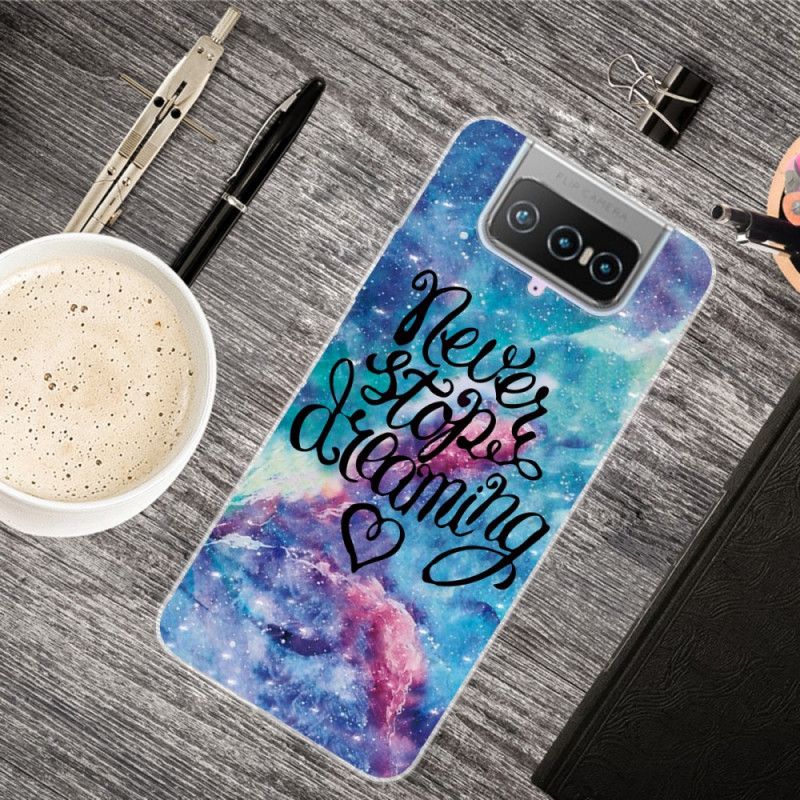 Hoesje Asus Zenfone 7 / 7 Pro Stop Nooit Met Dromen