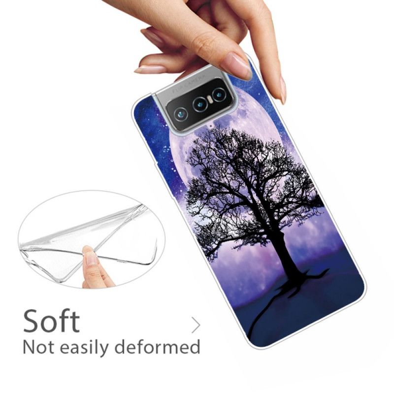 Hoesje voor Asus Zenfone 7 / 7 Pro Boom En Maan