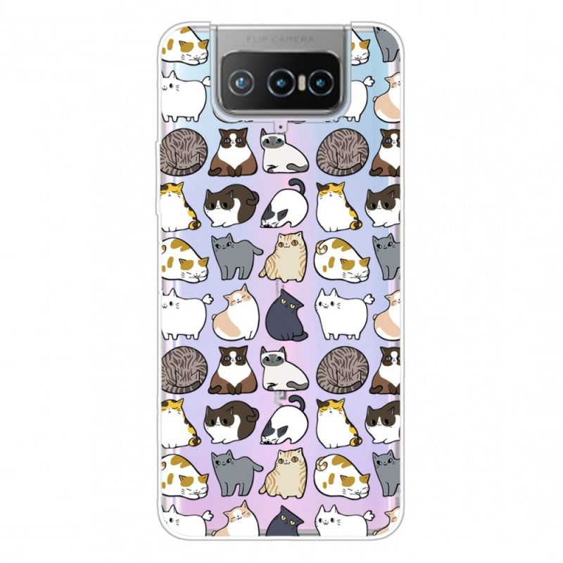 Hoesje voor Asus Zenfone 7 / 7 Pro Topkatten