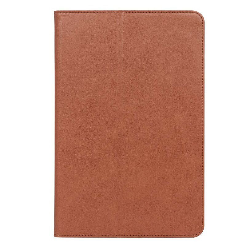 Cover voor Samsung Galaxy Tab S8 Plus / Tab S7 Plus Leren Stijl Met Riem