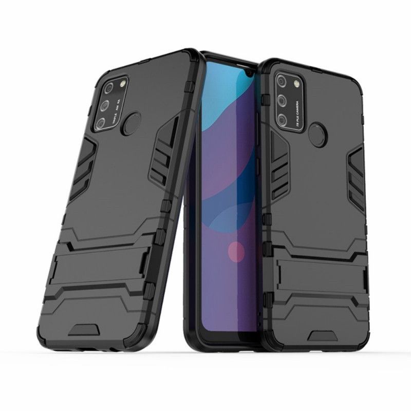 Case Hoesje Honor 9A Rood Zwart Telefoonhoesje Ultrabestendig