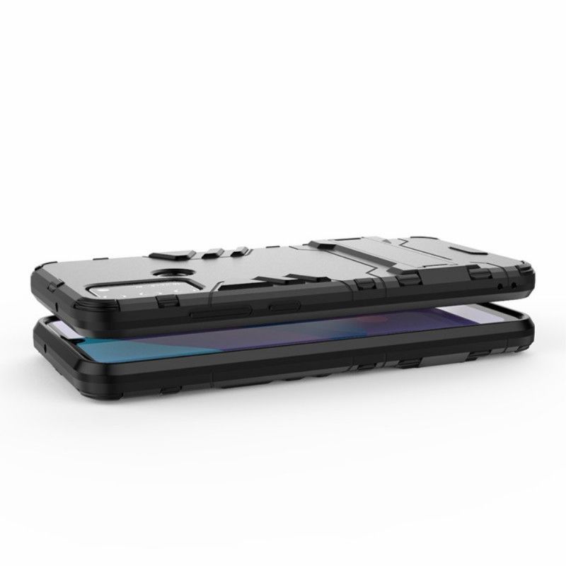 Case Hoesje Honor 9A Rood Zwart Telefoonhoesje Ultrabestendig