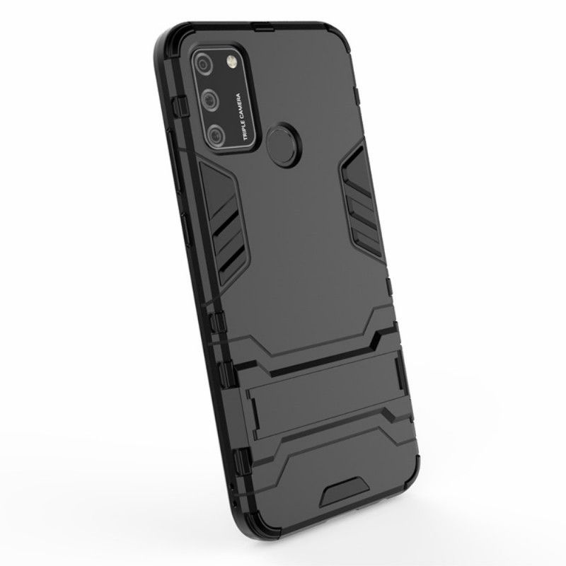 Case Hoesje Honor 9A Rood Zwart Telefoonhoesje Ultrabestendig