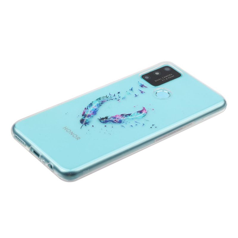 Case Hoesje Honor 9A Telefoonhoesje Transparante Veren