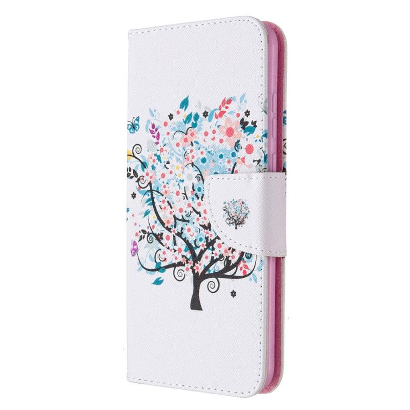 Cover Folio-hoesje Honor 9A Telefoonhoesje Bloemrijke Boom