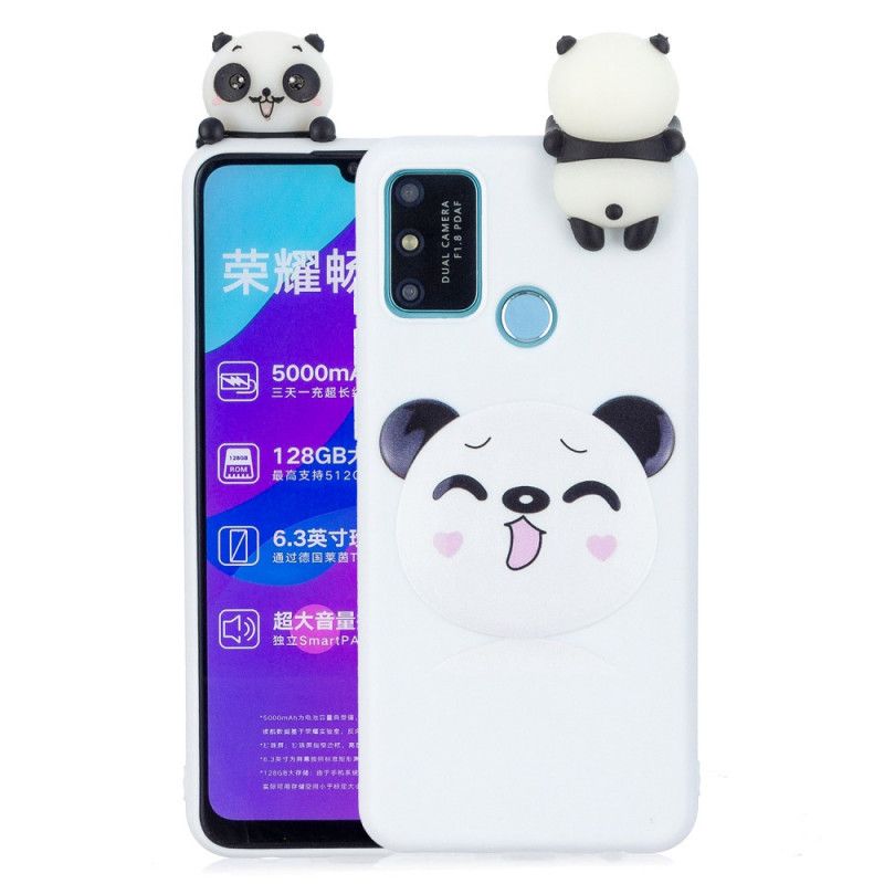 Hoesje voor Honor 9A Coole 3D Panda