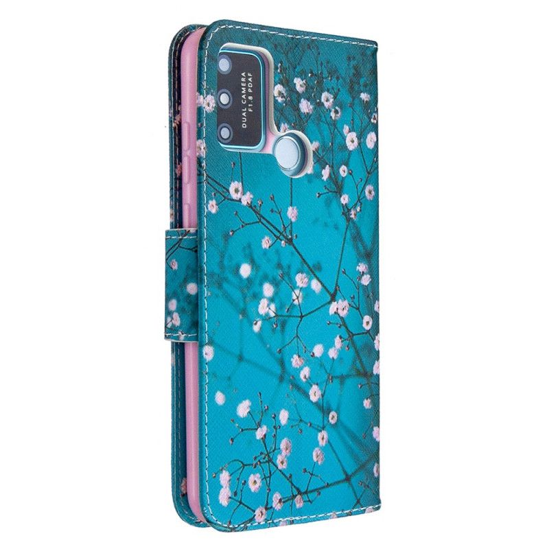 Leren Hoesje Honor 9A Bloeiende Boom