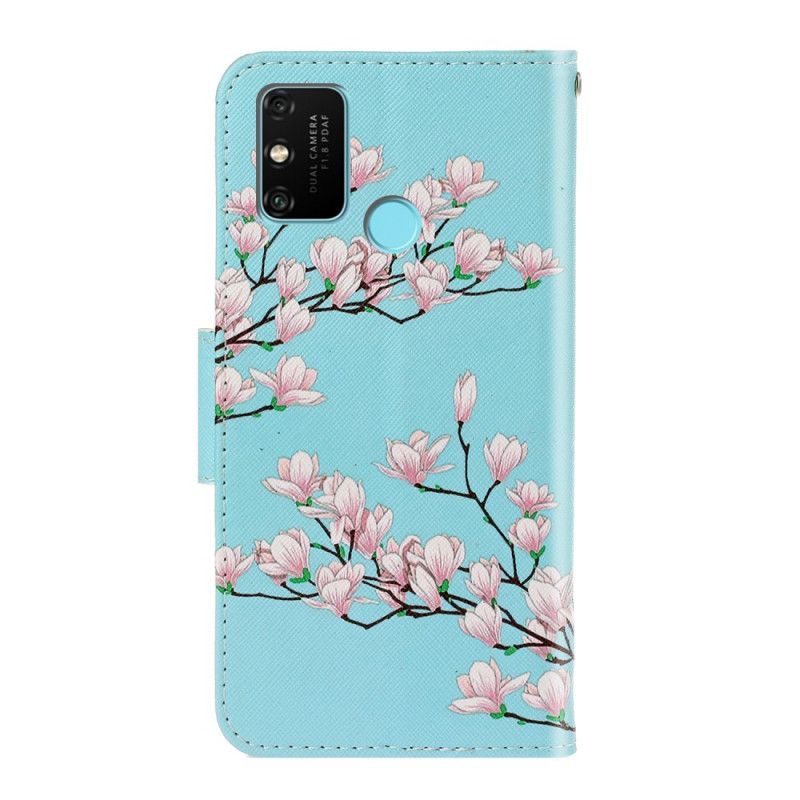 Leren Hoesje voor Honor 9A Stringstruik