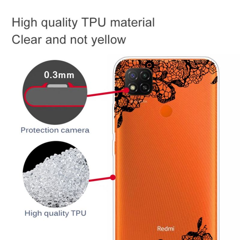 Cover Hoesje Xiaomi Redmi 9C Telefoonhoesje Fijn Kant