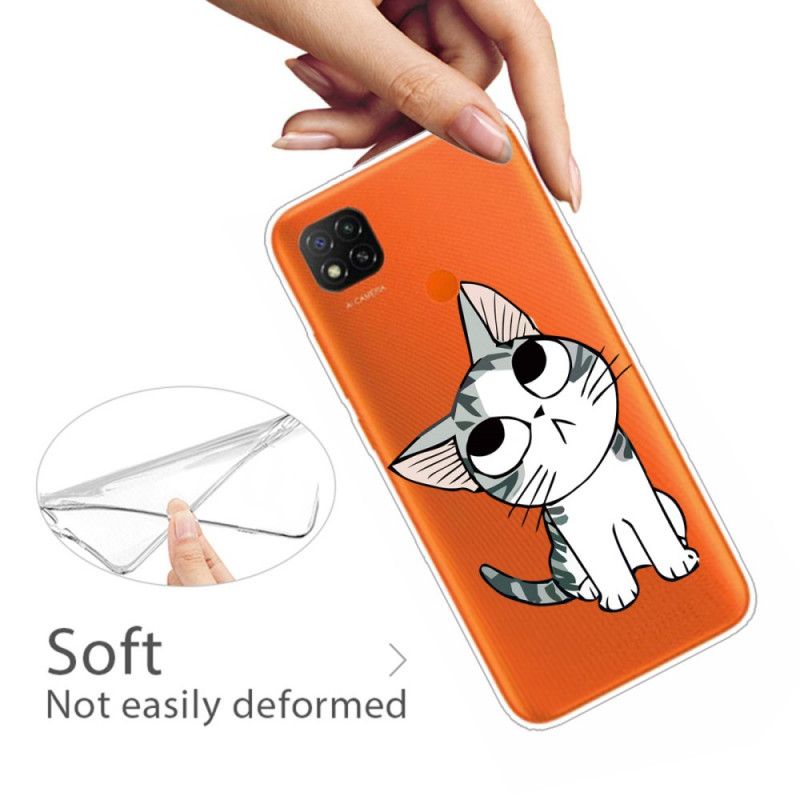Cover Hoesje Xiaomi Redmi 9C Telefoonhoesje Let Op De Katten