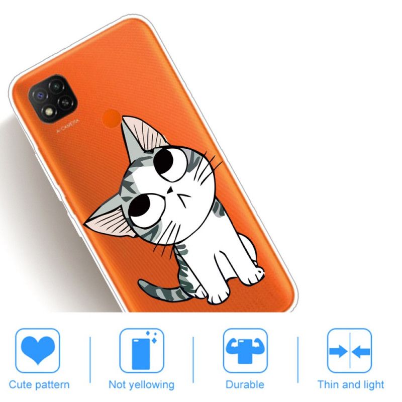 Cover Hoesje Xiaomi Redmi 9C Telefoonhoesje Let Op De Katten