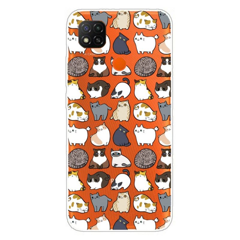 Cover Hoesje Xiaomi Redmi 9C Telefoonhoesje Topkatten