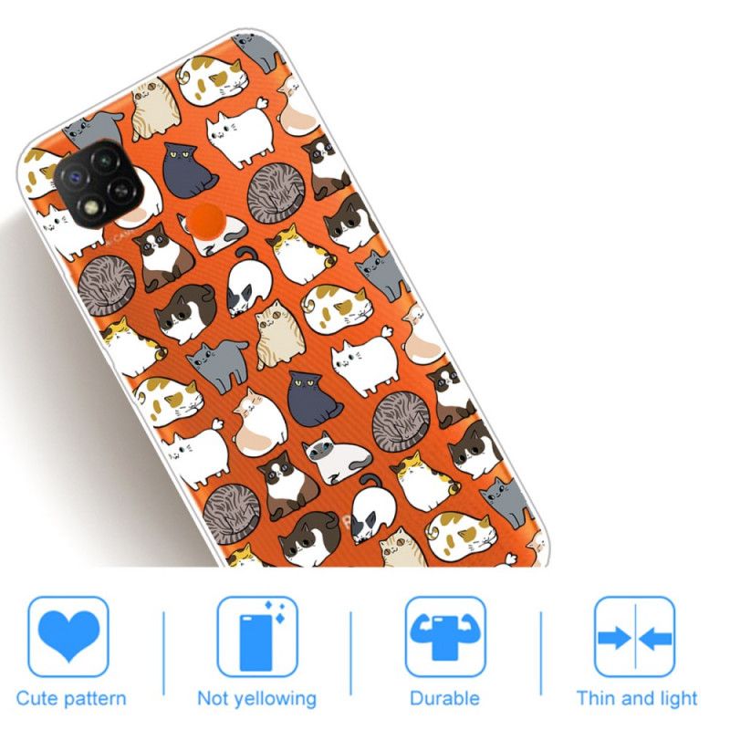 Cover Hoesje Xiaomi Redmi 9C Telefoonhoesje Topkatten