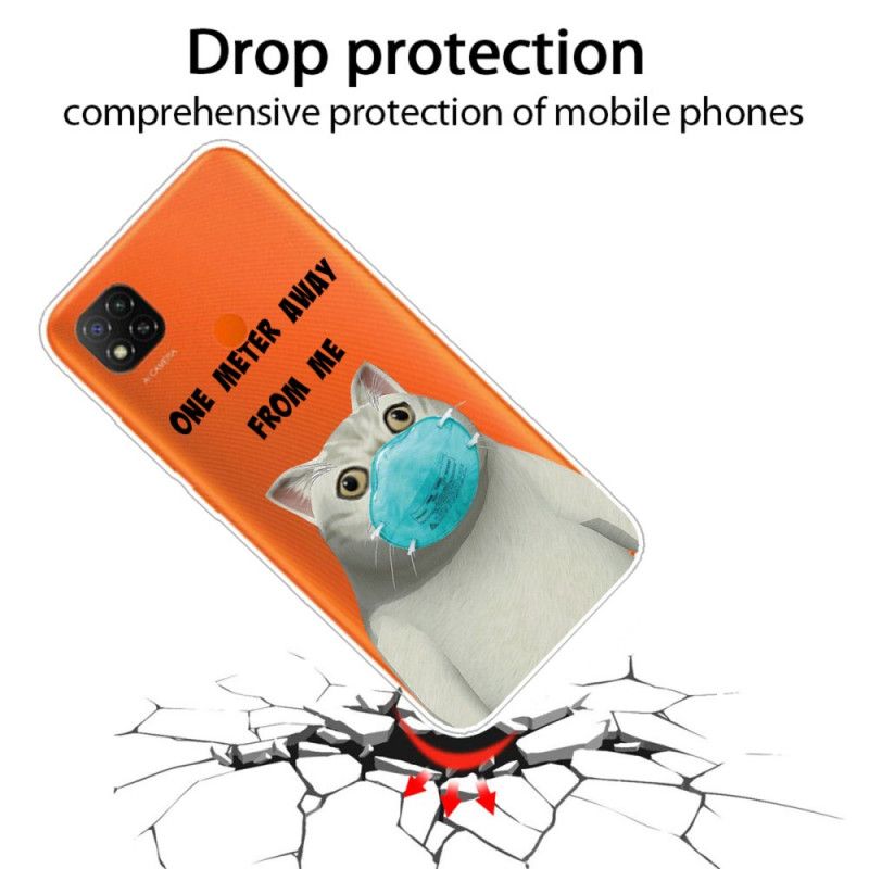 Cover Hoesje Xiaomi Redmi 9C Telefoonhoesje Vergeet Je Masker Niet