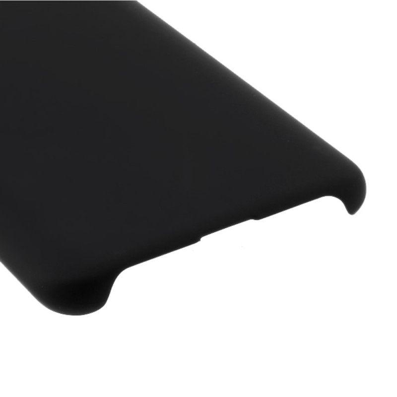 Cover Hoesje Xiaomi Redmi 9C Wit Zwart Telefoonhoesje Rigide Klassiek Eenvoudig